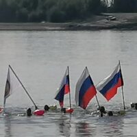 Заплыв, посвященный Дню государственного флага Российской Федерации